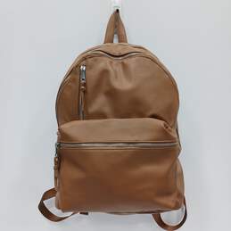 Unbranded Women's Brown Faux Leather Backpack
