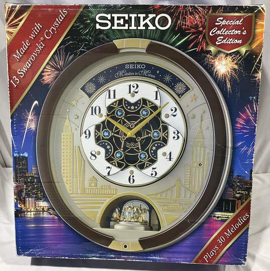 Seiko Melodies in Motion Clock QXM382BR image number 1