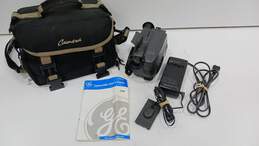 Bundle of General Electric CG515 12x Color Viewfinder Camcorder with Accessories