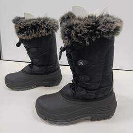 Women's Black Winter Boots Size 9