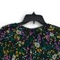 Old Navy Womens Multicolor Floral Tie Neck Long Sleeve Blouse Top Size XS image number 4