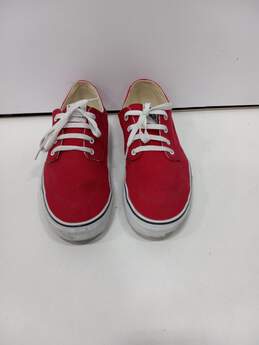 Vans Men's Red Sneakers Size 12