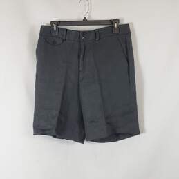 Ralph Lauren Men Black Linen Knit Shorts Sz 6