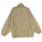 NWT Womens Cream Knitted Long Sleeve Turtleneck Pullover Sweater Size 12 image number 2