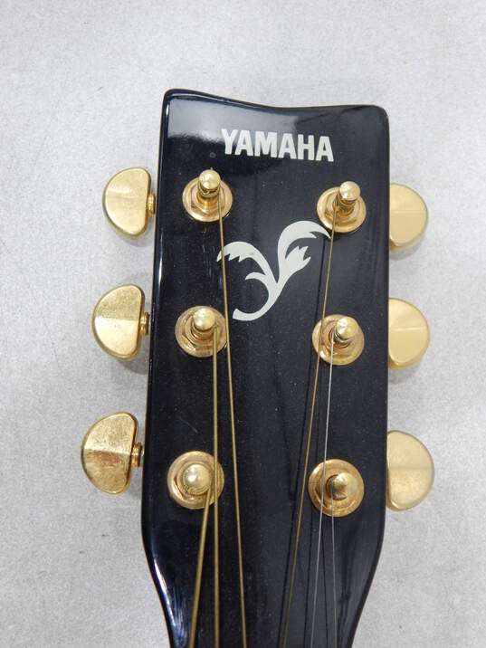Yamaha Model F335 BL Black Acoustic Guitar w/ TKL Case image number 4
