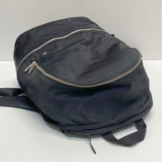 Lululemon Black Nylon Backpack Bag image number 3