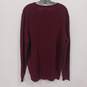 Club Room Men's Cashmere LS V Neck Pullover Sweater Cabernet Size XL NWT image number 2