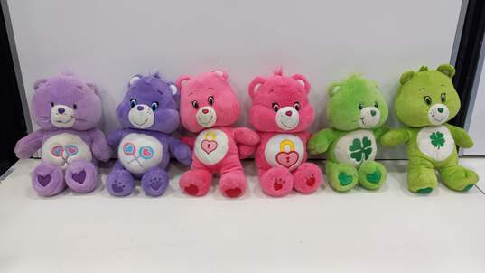Bundle of 6 Assorted Care Bear Stuffed Animals image number 1