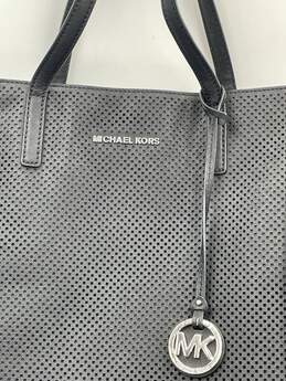Womens Hayley Black Leather Pockets Detachable Strap Tote Bag W-0552057-I alternative image