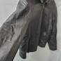 Men's Black Izod Leather Jacket Size L image number 2