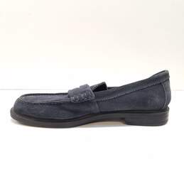 COACH G1128 Navy Blue Suede Slip On Penny Loafers Shoes Men's Size 10.5 D alternative image