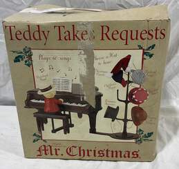 Mr Christmas Teddy Takes Request