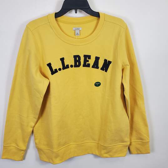 LL Bean Men Yellow Long Sleeve Sweater L NWT image number 1