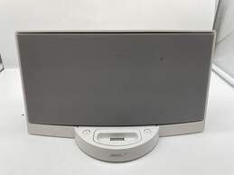 White Gray Sound Dock Series 1 Electronic Digital Music System Not Tested