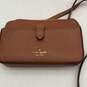 Kate Spade Womens Brown Leather Detachable Strap Small Crossbody Bag Purse image number 5
