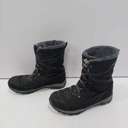 Columbia Women's Black Quilted Snow Boots Size 7 alternative image
