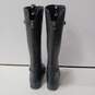 Women's Black Leather Boots Size 10 image number 3