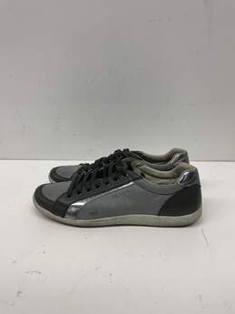 Authentic Prada Grey Nylon Low Sneaker M 12 alternative image