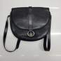 AUTHENTICATED CHRISTIAN DIOR MONO FLAP BLACK LEATHER CROSSBODY BAG 11x9x1 image number 1