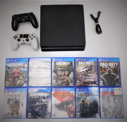dosis madras ledig stilling Buy the Sony Playstation 4 1Tb with 10 Games No HDMI Cable Call of Duty |  GoodwillFinds