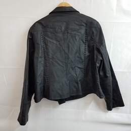 City Chic faux leather jacket women's XXL / 24 plus alternative image