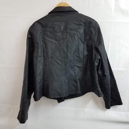 City Chic faux leather jacket women's XXL / 24 plus image number 2
