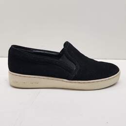 Michael Kors Black Leather Slip On Sneakers Shoes Women's Size 6 M alternative image