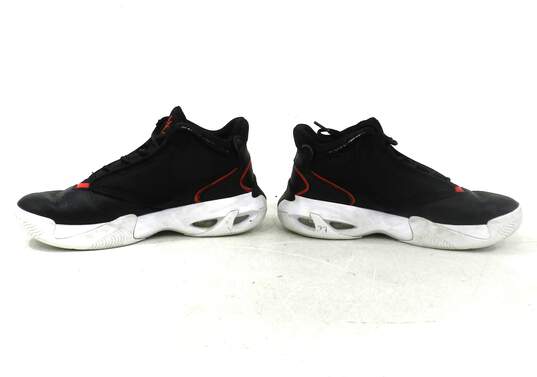 Jordan Max Aura 4 Black University Red Men's Shoe Size 9 image number 6