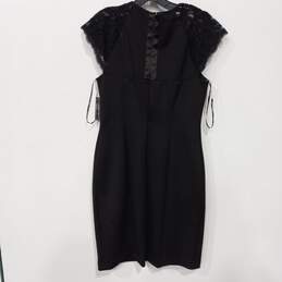 Vince Camuto Bodycon Style Black Midi Dress Size 4 - NWT