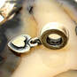 Designer Pandora 925 ALE Sterling Silver Heart Beaded Dangle Charm image number 4