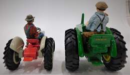 2 Ertl Die Cast Tractor Models With Driver Figures alternative image