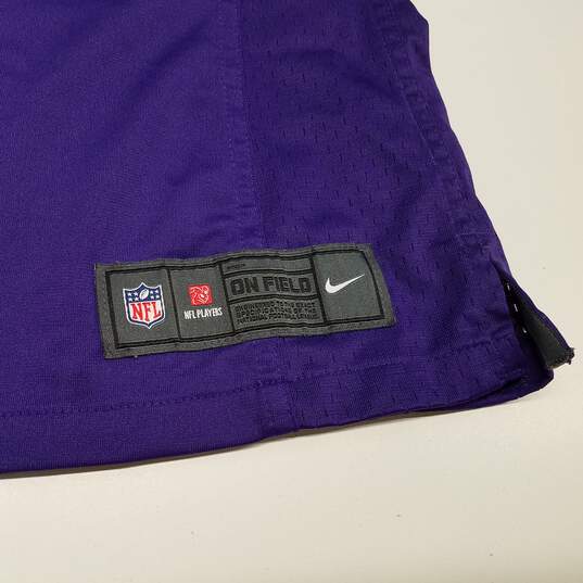 Mens Purple Minnesota Vikings Adam Thielen #19 Football NFL Jersey Size L image number 4