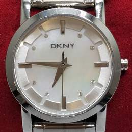 DKNY 27mm Case MOP Dial Stainless Steel Quartz Watch alternative image