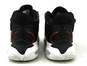 Jordan Max Aura 4 Black University Red Men's Shoe Size 9 image number 3