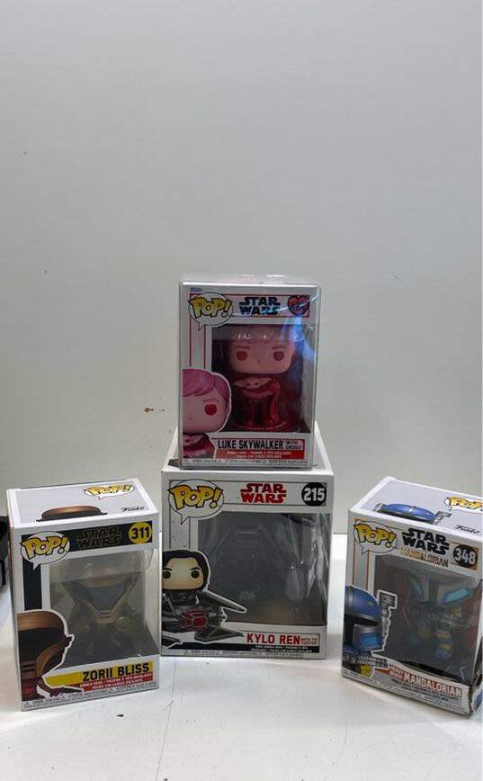 Lot of 4 Funko Pop! Star Wars Collectible Figures image number 1