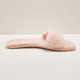 Kate Spade Women's Sandy Pink Faux Fur Slide Sandals Size 8