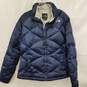 The North Face Navy Blue Down Jacket Size Large image number 1