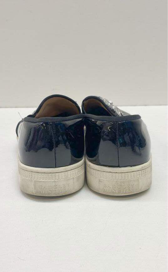 Badgley Mischka Barre Jeweled Slip-On Patent Leather Black 9.5 image number 4