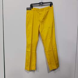 Ralph Lauren RLX Yellow Golf Pants Men's Size 33x30