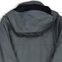 Mens Gray Thermal Coil Long Sleeve Hooded Insulated Windbreaker Jacket Sz L image number 4