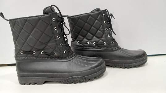Sperry Women's Saltwater Gosling Black Boots Size 10 image number 3