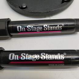 Lot of 2 On Stage Stands OSS DS7200B ADJ Desk Stands alternative image
