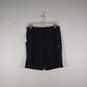 Mens Regular Fit Dark Wash Flat Front Slash Pockets Chino Shorts Size 30 image number 1
