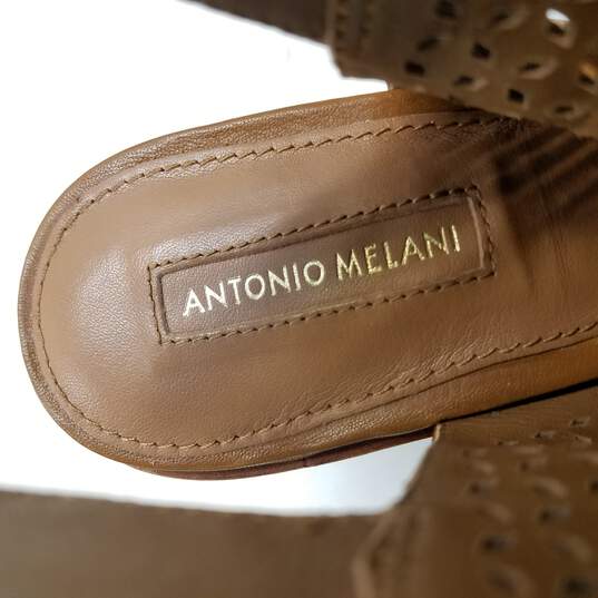 Antonio Melani Women's Tan Leather Heels Size 9 image number 7