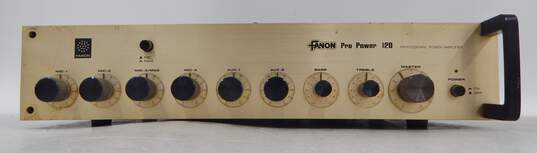 Fanon Brand Pro Power 120 Model Professional Power Amplifier w/ Power Cable (Parts and Repair) image number 1