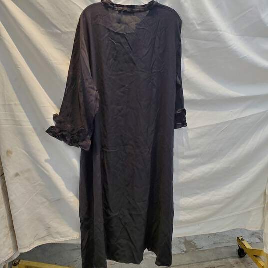 Idalia Black Long Sleeve Lightweight Pullover Dress NWT Women's Size 4XL image number 2