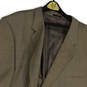 NWT Mens Tan Long Sleeve Notch Lapel Pockets Two Button Blazer Size 60L/58W image number 3