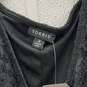 NWT Womens Black Lace Short Sleeve V-Neck Knee Length Wrap Dress Size 3 image number 3