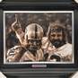 Signed Framed Canvas Art of Oakland Raiders Hall of Famers Fred Biletnikoff & Ken Stabler by Scott Medlock image number 2