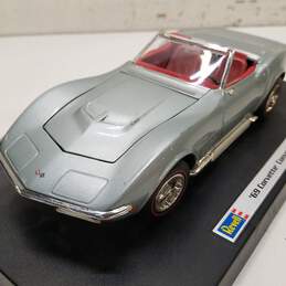 1:18 Scale Blue 1969 Chevy Corvette Sting Ray Convertible Diecast by Revell No Box alternative image